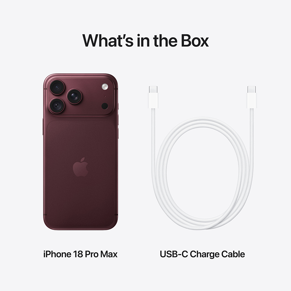 Apple iPhone 18 Pro Max 2TB Burgundy