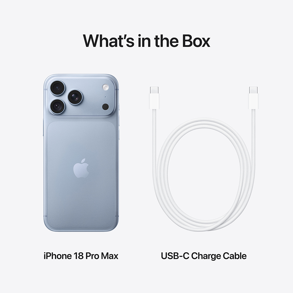 Apple iPhone 18 Pro Max 1TB Glacier