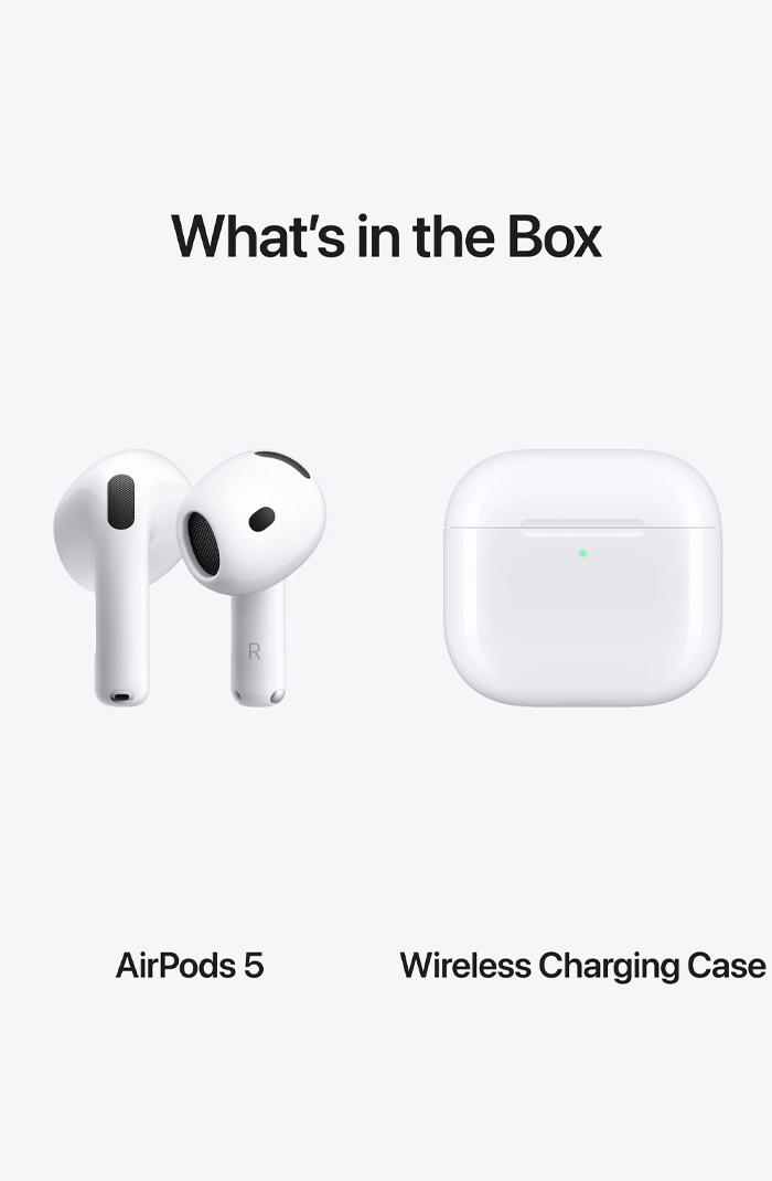 AirPods 5 with Wireless Charging Case